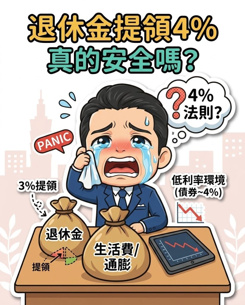 「退休金提領4%真的安全嗎?」 – 阿爾發機器人理財
